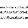 ADRESA CONTESTATII EVALUAREA NATIONALA 2026